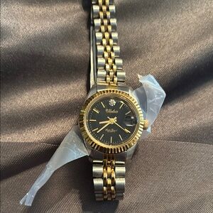 Gold and Silver Two-Tone Watch